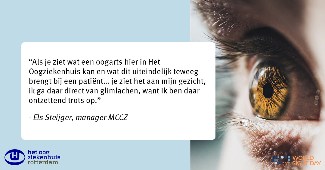 Afbeelding World Sight Day quote manager MCCZ