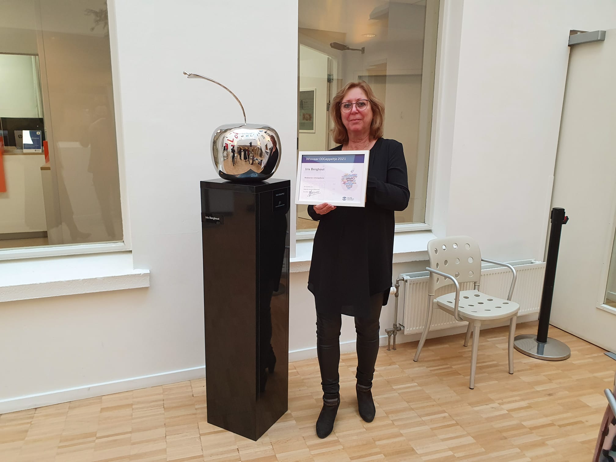 Iris winnaar prijs oogappeltje