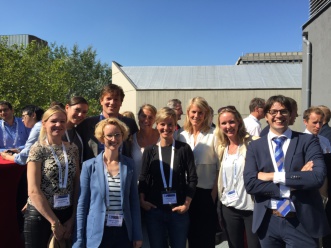  V.l.n.r.: Dyonne Hartong, Anina Rengifo Coolman, Inge Moesen, Dion Paridaens (fellowship director), Kathleen Leroux, Isabel Bleyen, Christine Eenhorst, Christien Weenen, Ronald de Keizer.