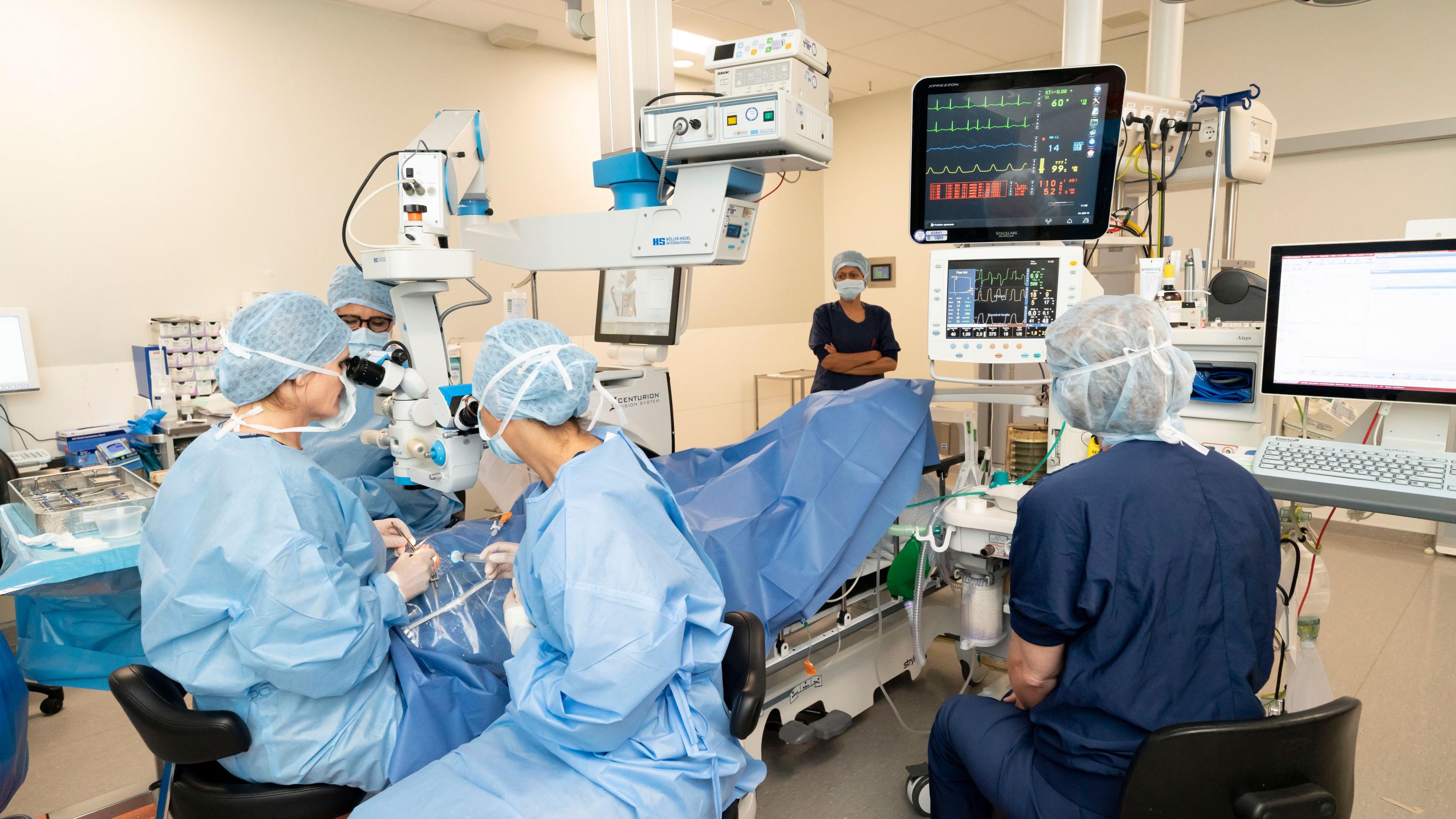 Operatiekamer in Het Oogziekenhuis Rotterdam