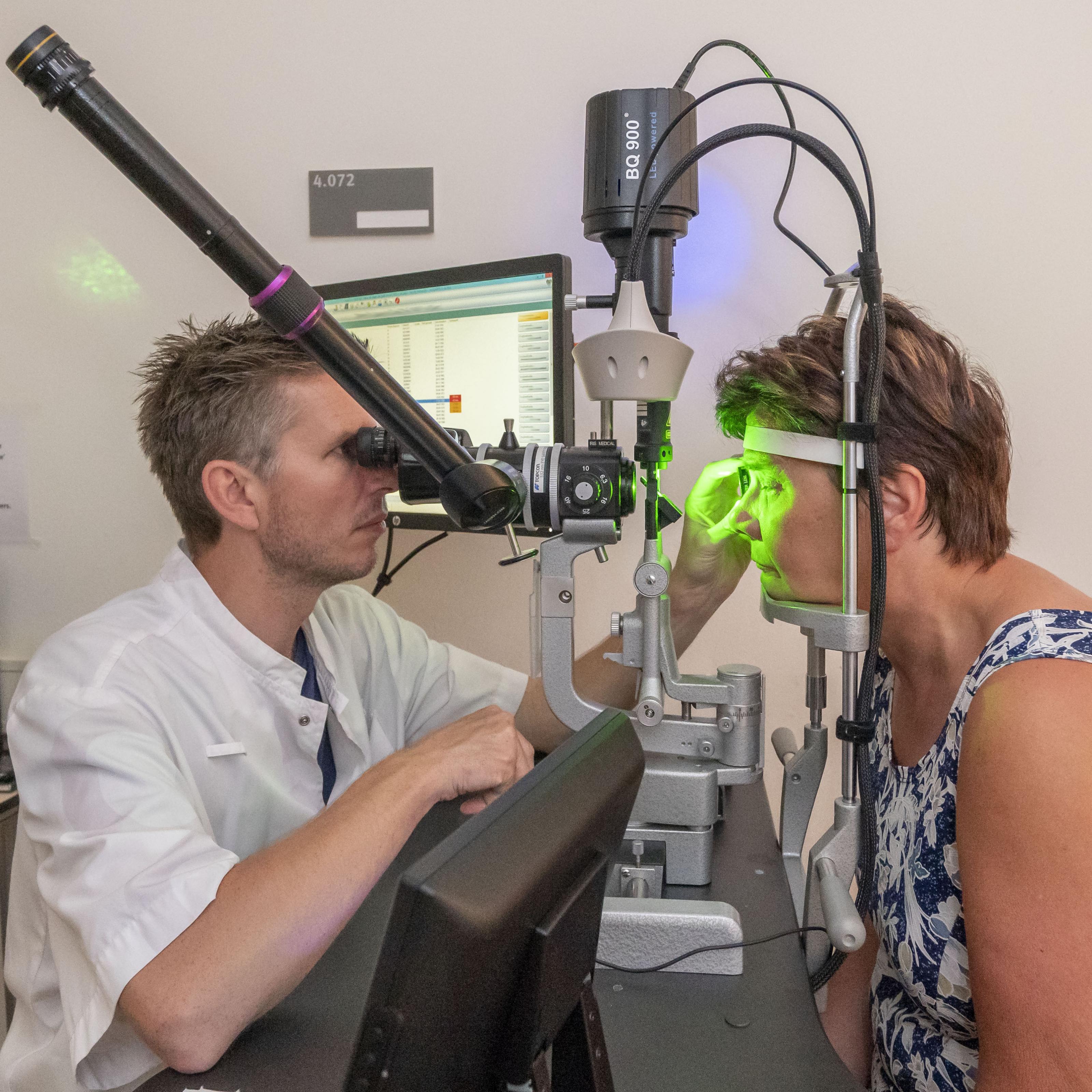 Laserbehandeling bij scheurtjes in het netvlies