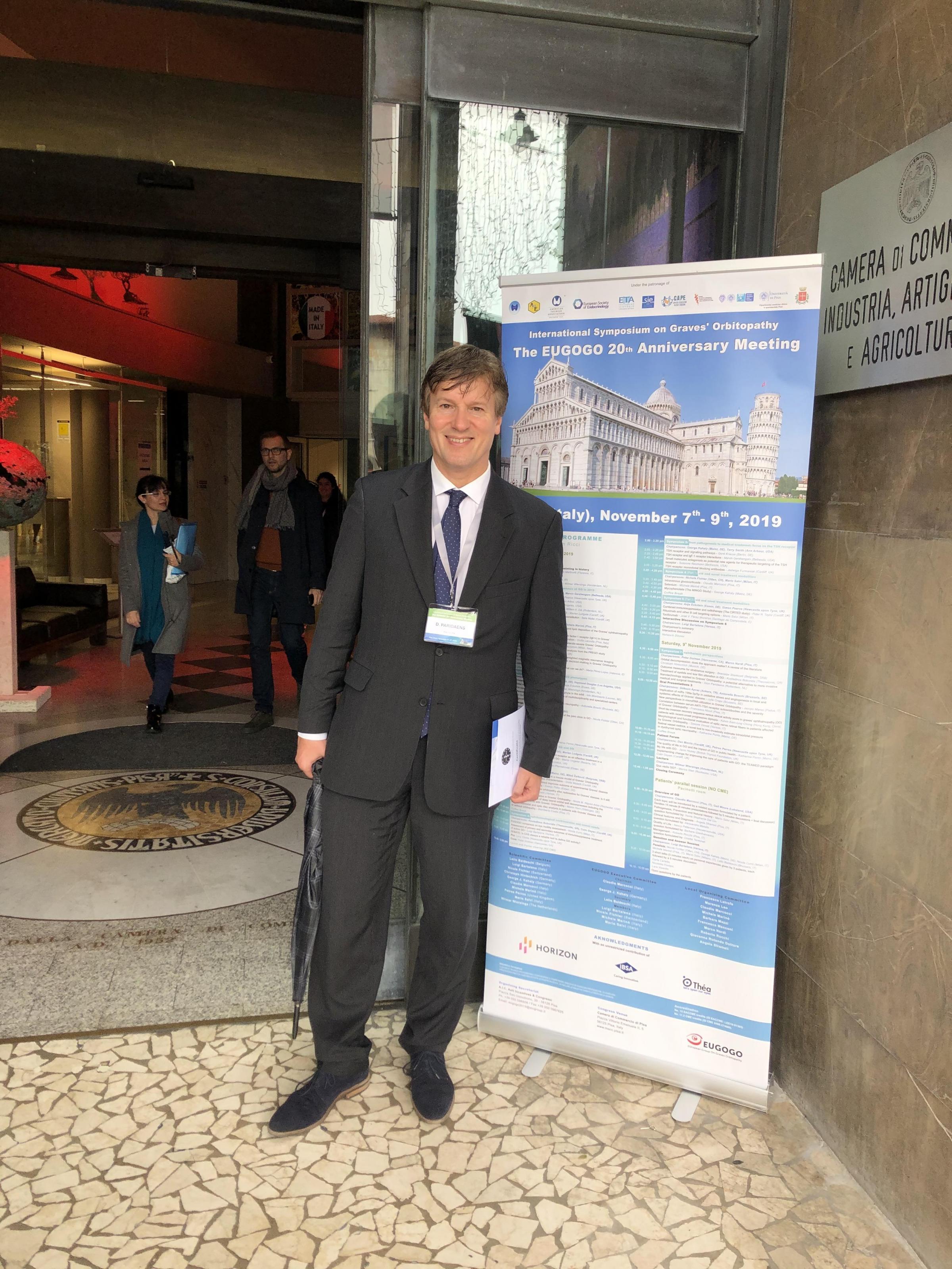 Dr. Parideans op congres in italie