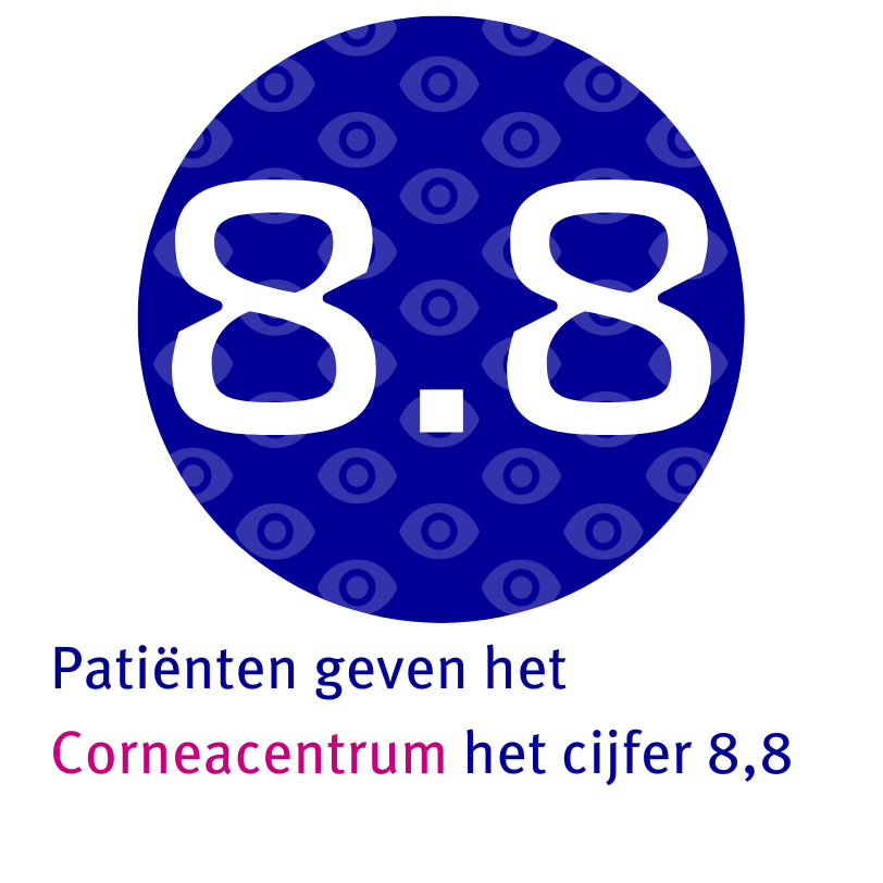 Patiënten geven het cijfer 8.8