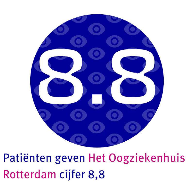 Patiënten geven een 8.8