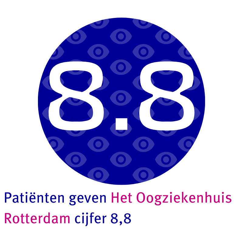 Patiƫnten geven een 8.8