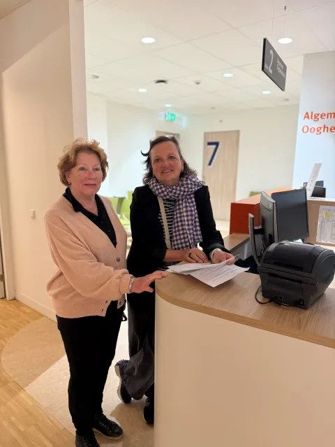 Willeke en Mechteld van de cliëntenraad