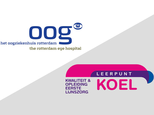 Logo Het Oogziekenhuis Rotterdam en Leerpunt Koel