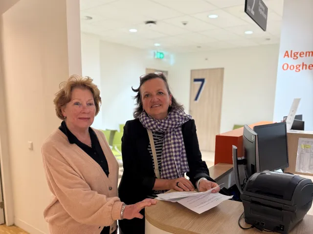 Willeke en Mechteld van de cliëntenraad